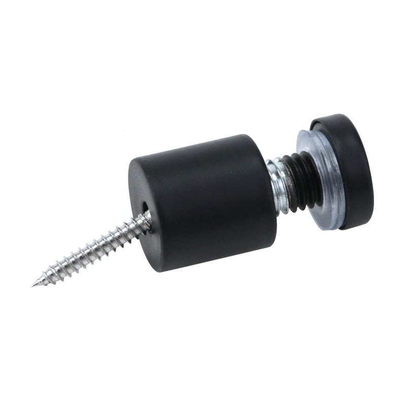 Antrader Glass Standoff, 12-Pack Nail Wall Mount Standoff Holder Screw Stainless Steel Advertise Fixing Pin Sign Mounting Hardware, 3/4" Dia 1" Length, Matte Black - Image 4